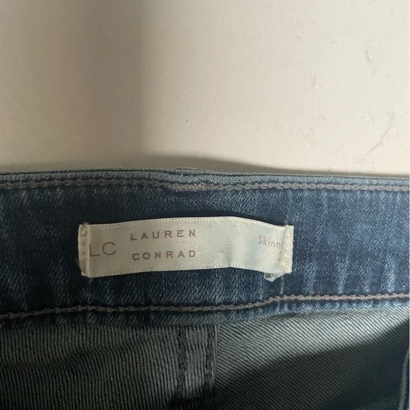 LC Lauren Conrad women’s blue denim jeans size 2 - Picture 7 of 9